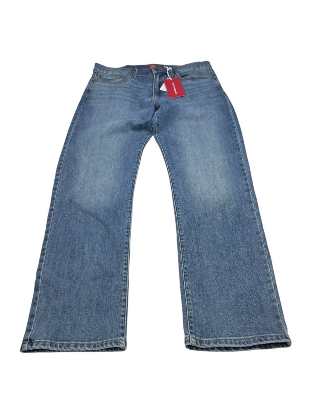 Lucky Brand Mens 410 Athletic Straight Blue Denim Jeans Size 34x32 Stretch NWT